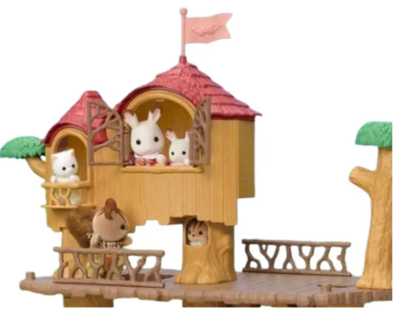 Sylvanian Families Adventure Tree House Gift Set for Kids